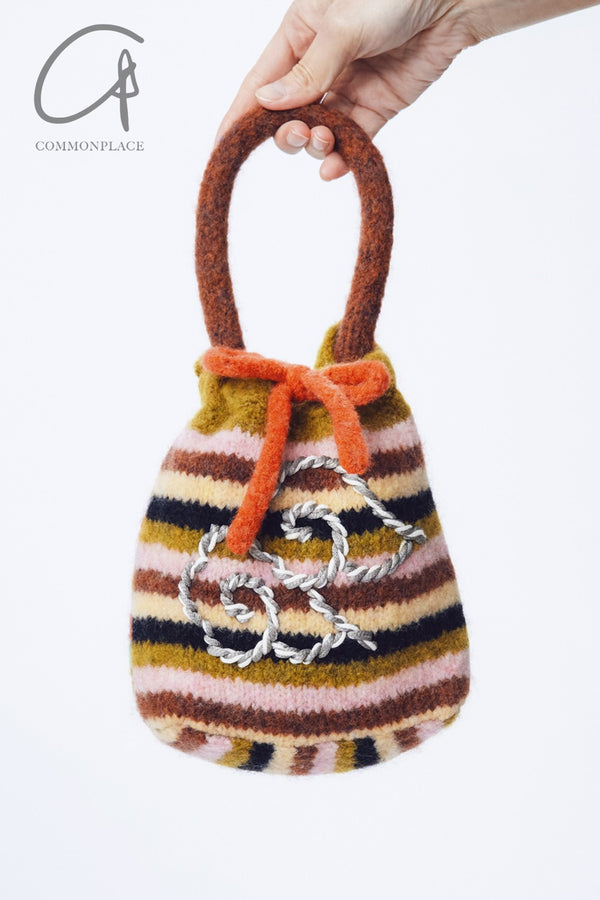 YANYAN KNITS knitted soft handbag YYK-YYW23-1911-KF coffee